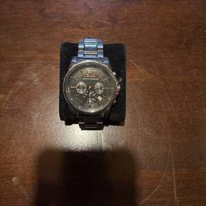 Armani Exchange Men's Banks Chronograph Gunmetal Stainless Steel Watch AX2086